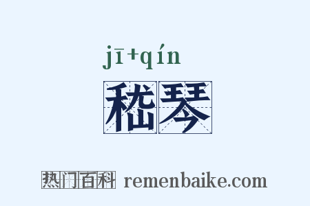 嵇琴是什么意思的图片